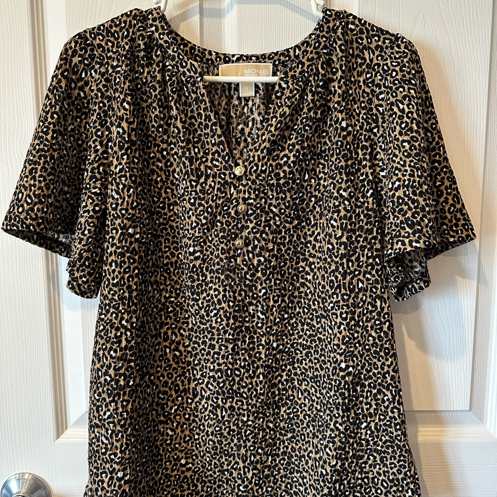 Michael Kors Animal Print Blouse